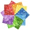 4"x 4" 200 PCS 100% Cotton Floral Fabric Squares Bundles Quilting Supplies for Sewing DIY & Quilt Beginners— Paisley